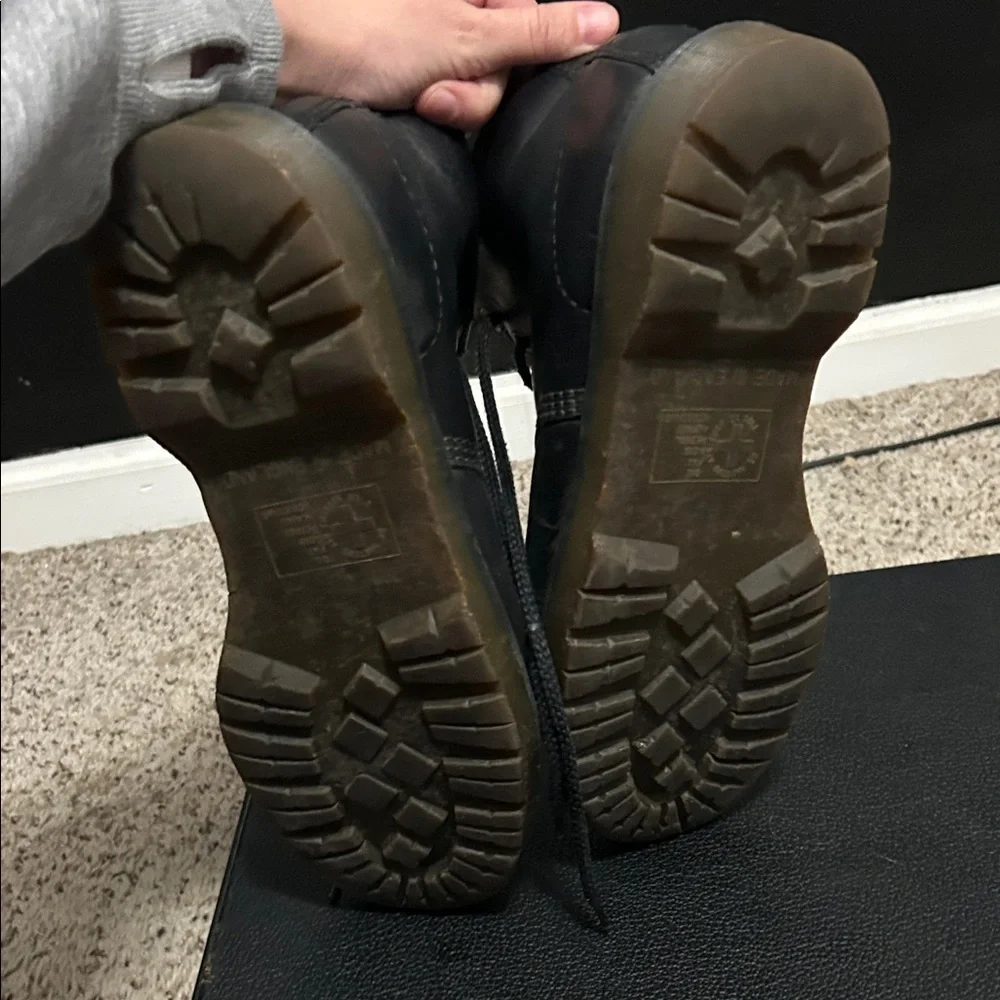 Dr Martens 90’s Vintage Made in England Black Leather Men's Boots - Picture 3 of 9